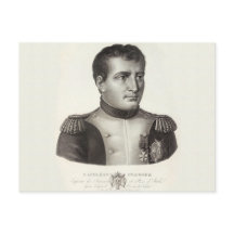 Napoleon Bonaparte Elegante Antique Gravur