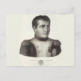 Napoleon Bonaparte Elegante Antique Gravur Postkarte