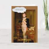 Napoleon Bonaparte faceinhole card Einladung (Vorderseite)