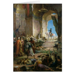 Napoleon Bonaparte in der großartigen Moschee in