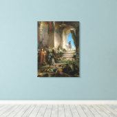 Napoleon Bonaparte in der Großen Moschee in Kairo Leinwanddruck (Insitu (Holzboden))