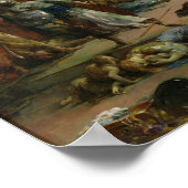 Napoleon Bonaparte in der Großen Moschee in Kairo Poster (Ecke)