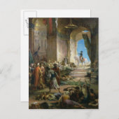 Napoleon Bonaparte in der Großen Moschee in Kairo Postkarte (Vorne/Hinten)