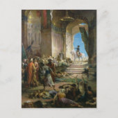 Napoleon Bonaparte in der Großen Moschee in Kairo Postkarte (Vorderseite)