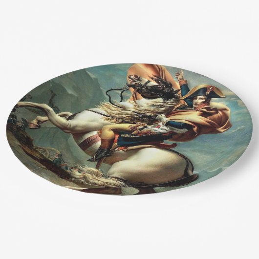 Napoleon Bonaparte Kaiser Frankreich Pappteller (Schrägansicht)