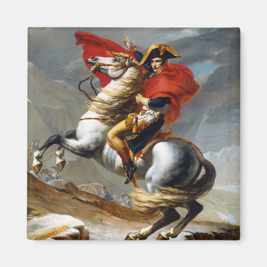 Napoleon Bonaparte Painting von Jacques-Louis Davi Magnet (Vorne)