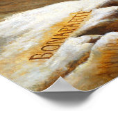 Napoleon Bonaparte Painting von Jacques-Louis Davi Poster (Ecke)