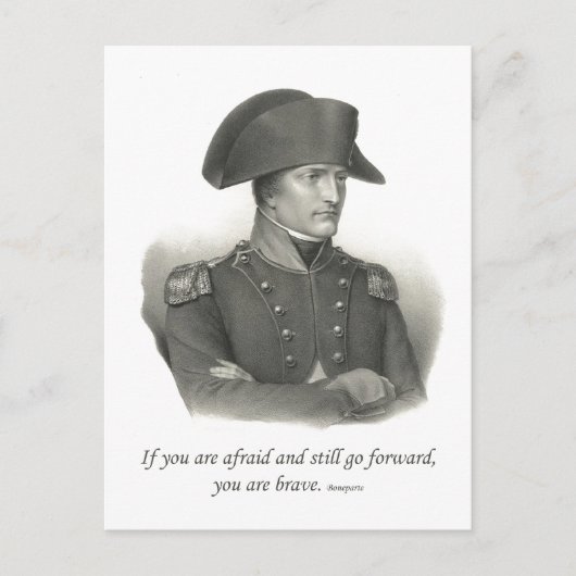 Napoleon Bonaparte Postkarte (Vorderseite)