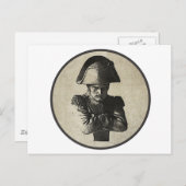 Napoleon Bonaparte Postkarte (Vorne/Hinten)