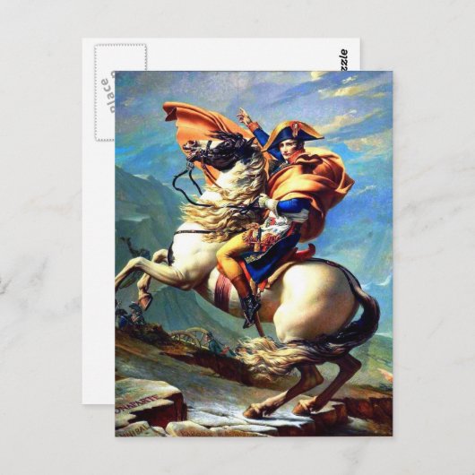 Napoleon Bonaparte Postkarte (Vorne/Hinten)