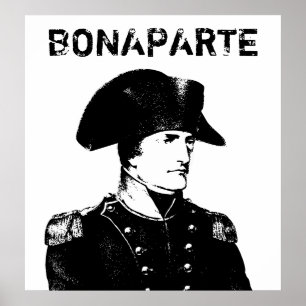 Napoleon Bonaparte — Schwarz und Weiß Poster