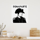 Napoleon Bonaparte — Schwarz und Weiß Poster (Küche)