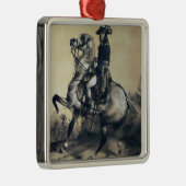 Napoleon Bonaparte Silbernes Ornament (Rechts)