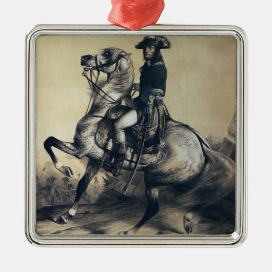 Napoleon Bonaparte Silbernes Ornament (Vorne)
