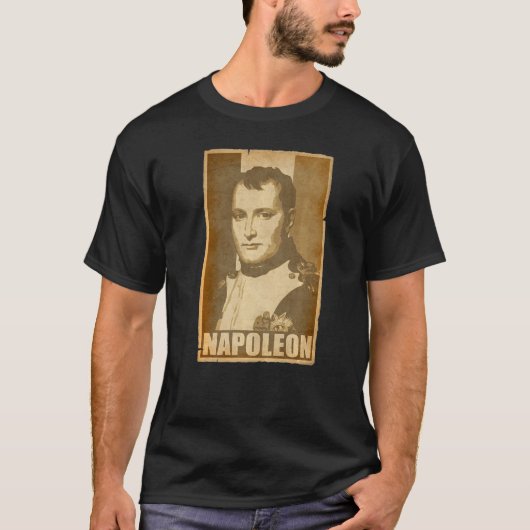 Napoleon Bonaparte Torn Propaganda Poster T-Shirt (Vorderseite)
