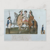 Napoleon Bonaparte und der Varsovian Sentry Postkarte (Vorderseite)