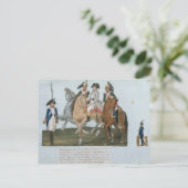 Napoleon Bonaparte und der Varsovian Sentry Postkarte (Stehend Vorderseite)