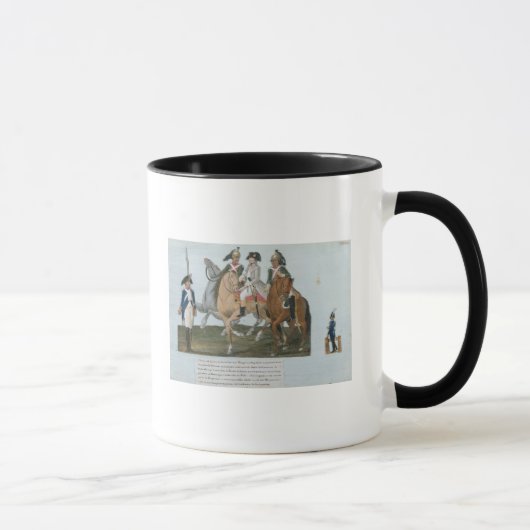 Napoleon Bonaparte und die Varsovian Wache Tasse (Rechts)