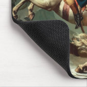 Napoleon Bonaparte zu Pferd Mousepad (Ecke)