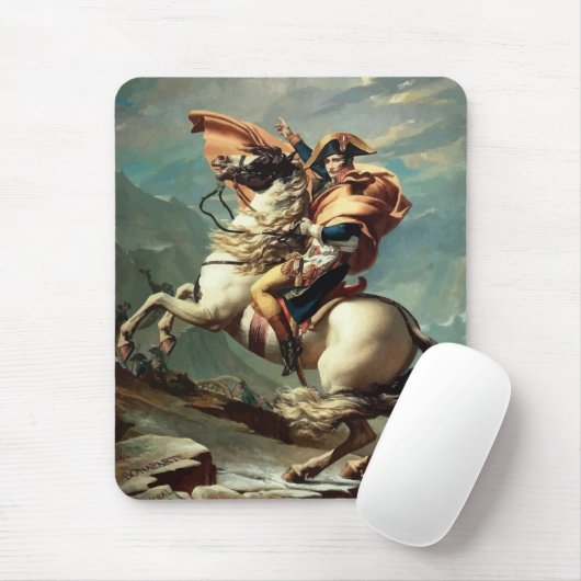 Napoleon Bonaparte zu Pferd Mousepad (Mit Mouse)