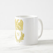 Napoleon- Bonaparteemblem Kaffeetasse (VorderseiteRechts)