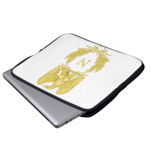 Napoleon- Bonaparteemblem Laptopschutzhülle (Vorne Knopf)