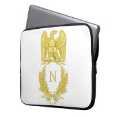Napoleon- Bonaparteemblem Laptopschutzhülle (Vorderseite Links)