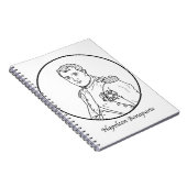 Napoleon- Bonapartelinie Zeichnen Notizblock (Rechte Seite)