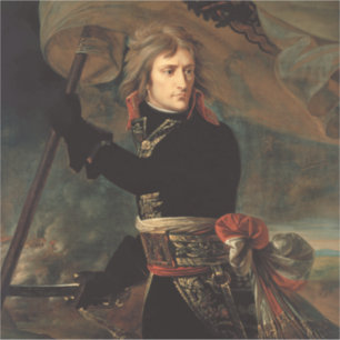 Napoleon Bonapartes Appell in der Schlacht bei Arc Aufkleber