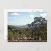 Napoleon Bonapartes Exilansicht. Insel Elba. Postkarte (Vorne/Hinten)