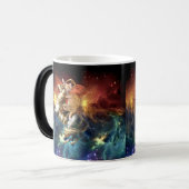 Napoleon Cat im Weltraum Verwandlungstasse (Vorderseite Links)