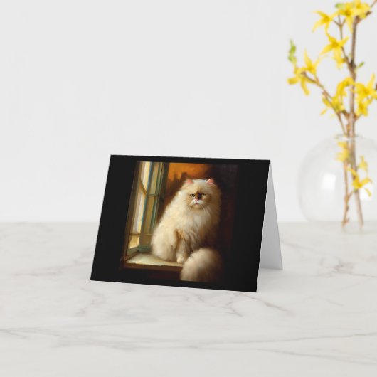 Napoleon Cat Karte (Gelbe Blume)