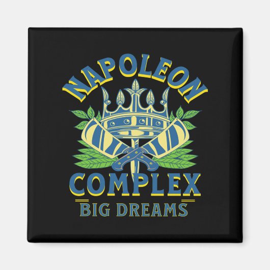 Napoleon Complex Big Dreams Short Bold Royal Long  Magnet (Vorne)