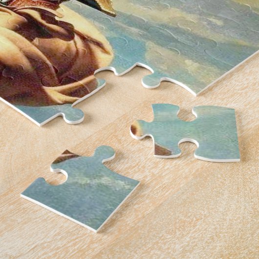 "Napoleon Crossing the Alps" Jacques-Louis David Puzzle (Seite)