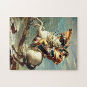 "Napoleon Crossing the Alps" Jacques-Louis David Puzzle (Horizontal)