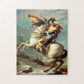 "Napoleon Crossing the Alps" Jacques-Louis David Puzzle (Vertikal)