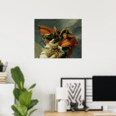 Napoleon Crossing the Alps Poster (Heimbüro)