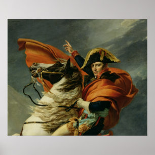 Napoleon  Crossing the Alps Poster
