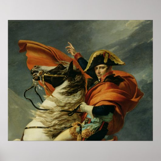 Napoleon Crossing the Alps Poster (Vorne)