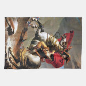 Napoleon, der das Alpen-Geschirrtuch kreuzt Küchentuch (Horizontal)