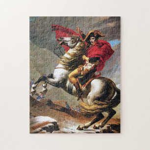 Napoleon, der das Alpen-Puzzlespiel kreuzt Puzzle