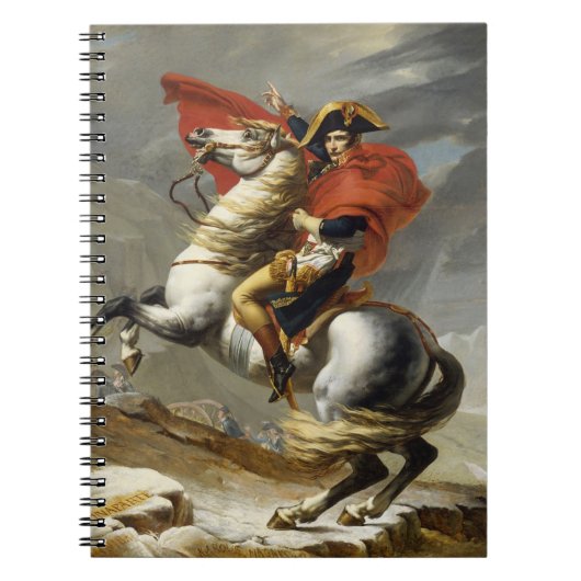 Napoleon, der den großartigen notizblock (Vorderseite)