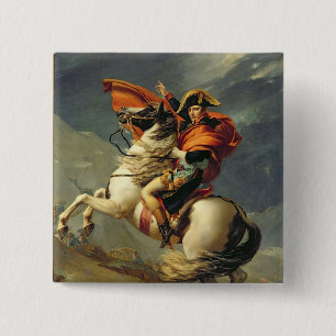 Napoleon, der die Alpen am 20. Mai 1800 überquert Button
