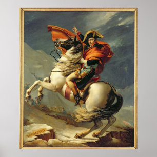 Napoleon, der die Alpen am 20. Mai 1800 überquert Poster