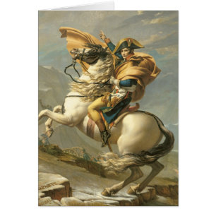 Napoleon, der die Alpen beim Bernhardiner