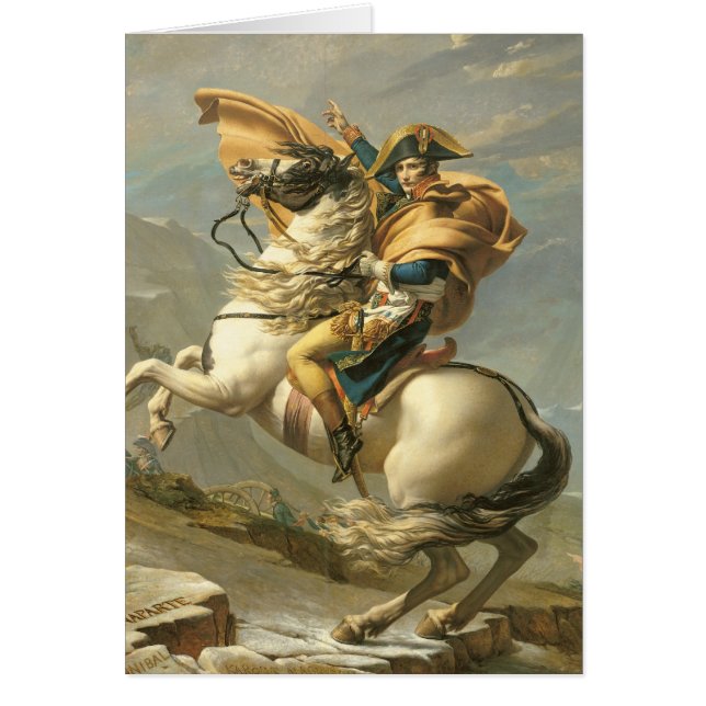 Napoleon, der die Alpen beim Bernhardiner (Vorne)