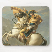 Napoleon, der die Alpen beim Bernhardiner