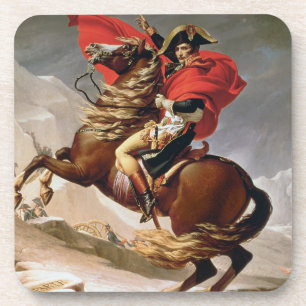 Napoleon, der die Alpen, c.1800 (Öl, überquert a Getränkeuntersetzer