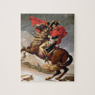 Napoleon, der die Alpen, c.1800 (Öl, überquert auf Puzzle