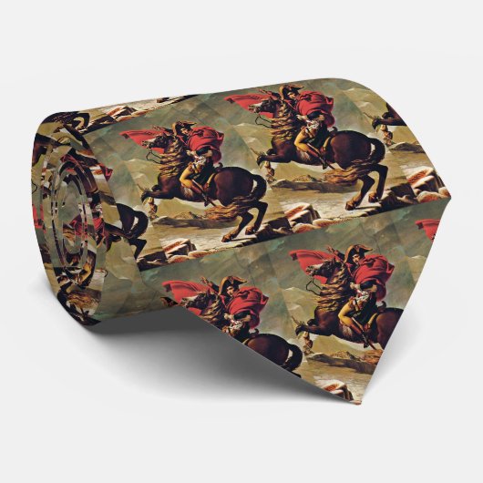 Napoleon, der die Alpen, durch David Jacques-Loui Krawatte (Gerollt)